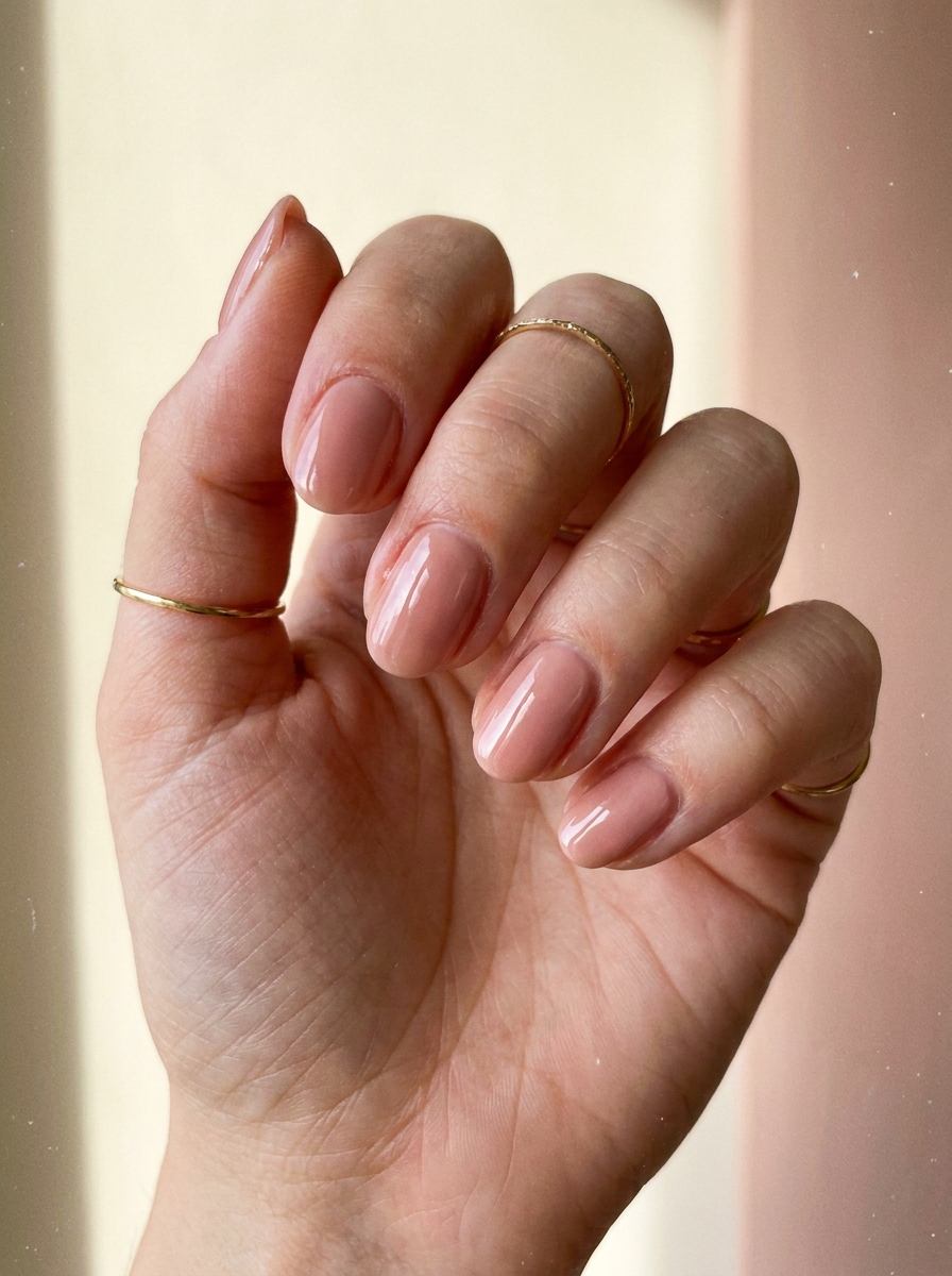 Rosé Nude als Nagel Farben Sommer Inspiration 2026